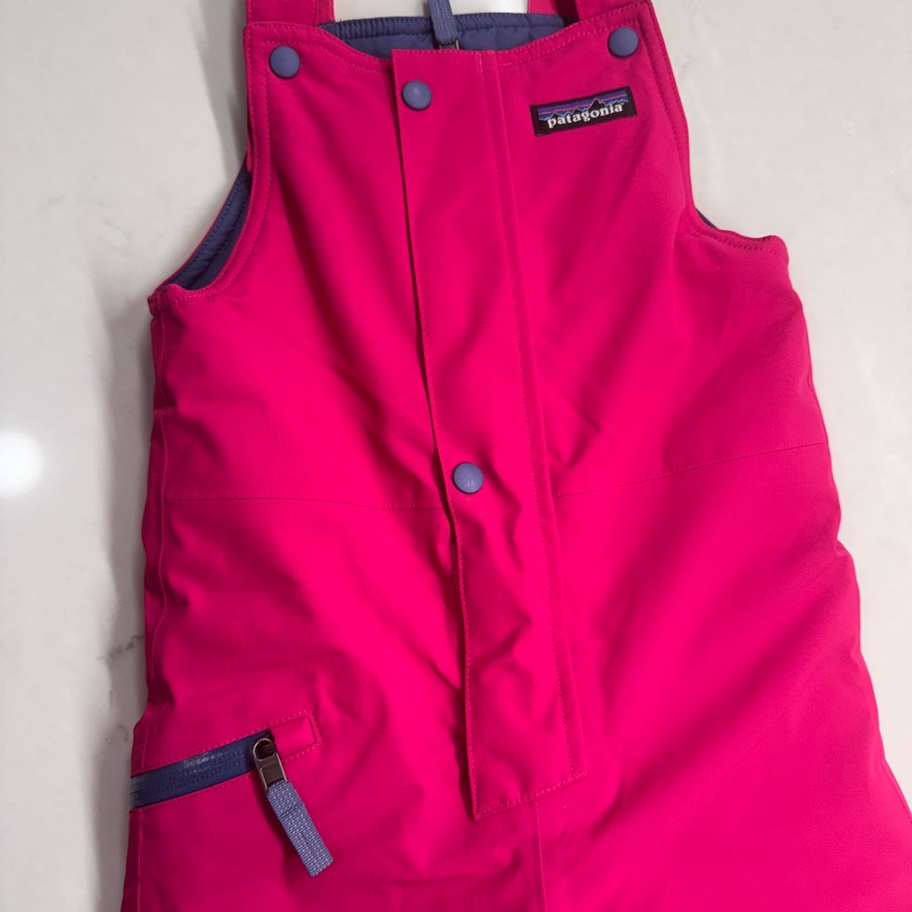 Patagonia Pink and Purple Snow Bib 3t